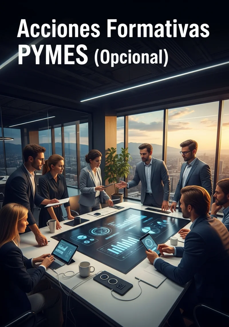 Cartel del curso: Acciones Formativas PYMES (Opcional)