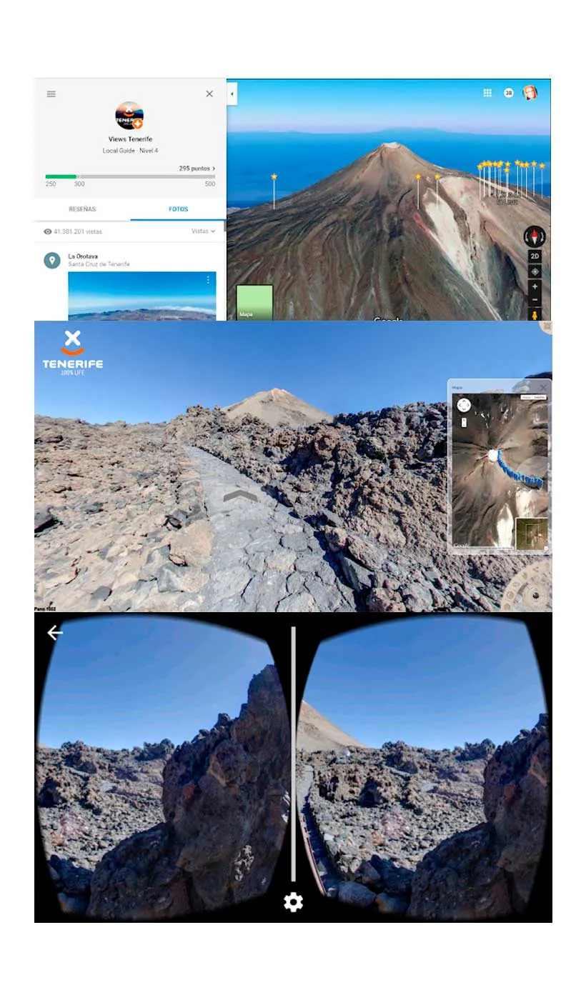 Desarrollo App RA/VR para el Teide